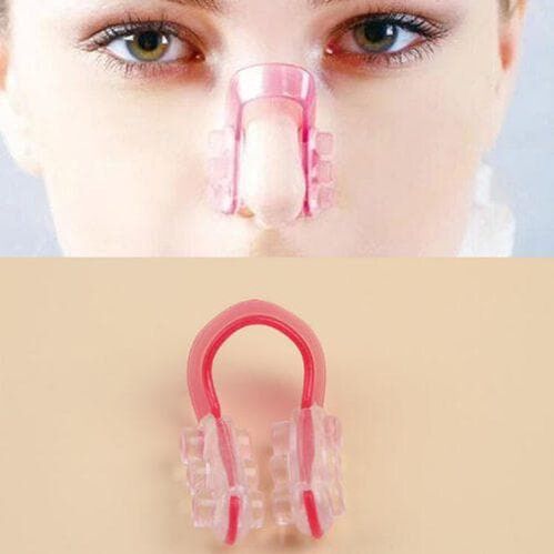 Changing the shape of the nose using a splint without surgery